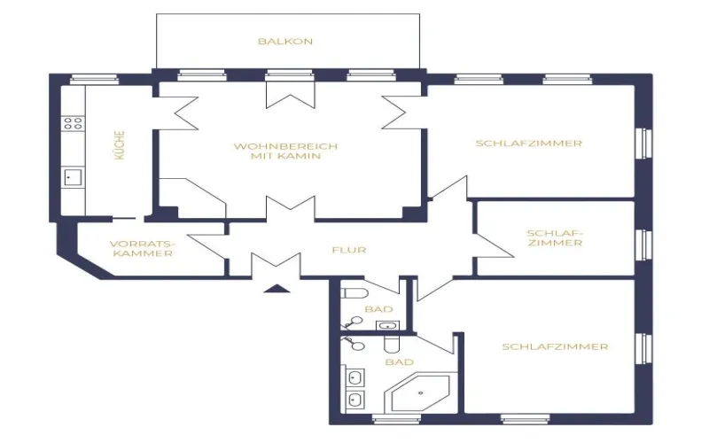 Apartment Leipzig L1058 Leipzig 160qm Cora Apartment F 1.OG Aufzug Balkon img10