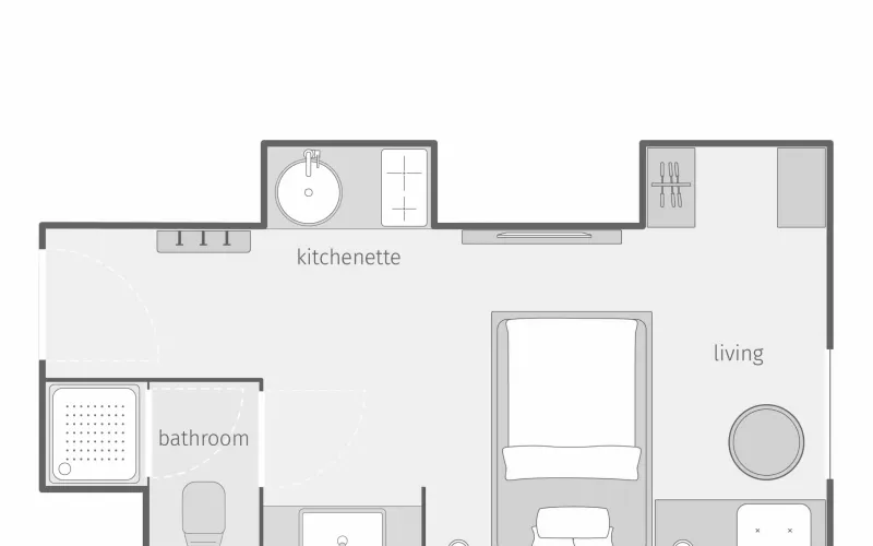 Apartment Mannheim MA548 smartments Mannheim-Schwetzingerstadt 20qm  img8