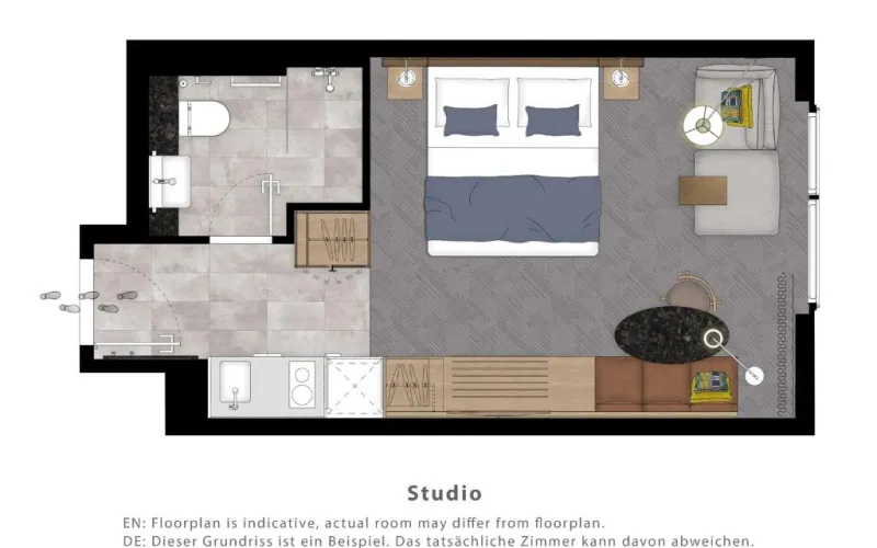 Apartment Stuttgart S823 Adina Stuttgart 25qm Studio  img8