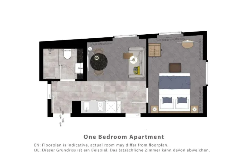 Apartment Stuttgart S978 Adina Stuttgart 33qm 1 Bedroom Apartment img7