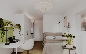 Apartment Würzburg WU1163 Würzburg Uniklinik 25qm EG barrierefrei Balkon ... img6