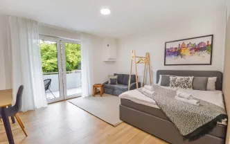Wohnen auf Zeit BI1247 Bielefeld-Schildesche, 30qm, Balkon, EG. ...