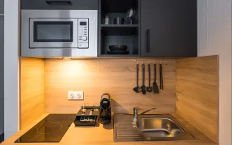 möblierte Wohnung D1064 Düsseldorf Homaris Standard 17qm