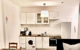 Wohnen auf Zeit D1088 Düsseldorf 43qm Wohnung, EG, Waschmaschine