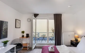 Wohnen auf Zeit DO1191 Studio-Apartment, 30qm, 1.OG, Balkon