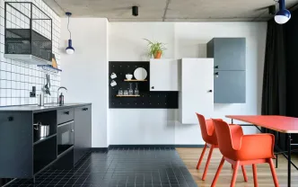 Wohnen auf Zeit F1084 Frankfurt Sachsenhausen Stayery UPPER 30qm