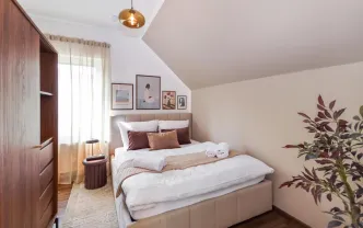 Wohnen auf Zeit GT1253 Gütersloh, 45qm Apartment, 1.OG, Waschm.