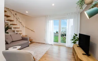 Wohnen auf Zeit GT1254 Gütersloh, 50qm Maisonette, Terrasse