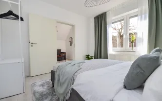 Wohnen auf Zeit GT1256 Gütersloh, 50qm Apartment, 1OG. Waschm.