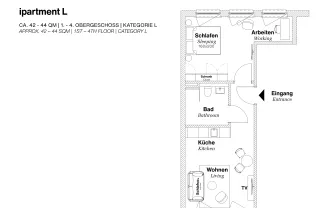 Apartment Köln K996  Köln Oper 42 qm L img6