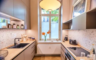 Wohnung mieten L1073 Leipzig 51qm Cora Apartment K EG Aufzug