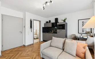 Wohnen auf Zeit LIP1265 Bad Salzuflen, 30qm Apartment, EG. Terrasse