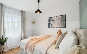 Wohnen auf Zeit LIP1267 Bad Salzuflen, 30qm Apartment, Balkon 1OG.