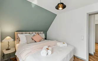 Wohnen auf Zeit LIP1270 Bad Salzuflen, 55qm Apartment, Balkon 2.OG