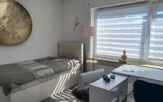 Wohnen auf Zeit KO1290 Koblenz, 52qm Apartment, Terrasse, Parkplatz