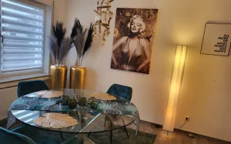 Wohnen auf Zeit KO1290 Koblenz, 52qm Apartment, Terrasse, Parkplatz
