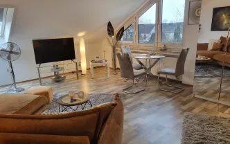 Wohnen auf Zeit KO1288 Koblenz, 50qm Luxusapartment, Terrasse, Klima
