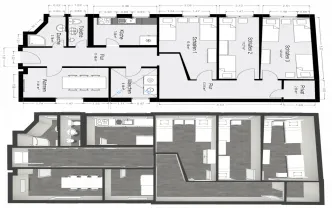 Apartment Minden MI848 Minden 98qm 3 Schlafzimmer, 7 Einzelbetten img11