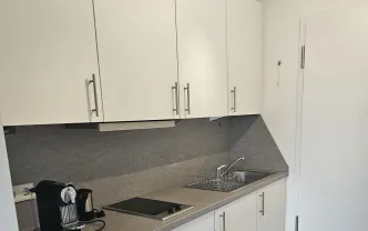 Wohnen auf Zeit F1171 Frankfurt Europaviertel 30qm 2.OG Balkon Waschm